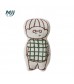 Cute Cartoon Girl Plush Pillow - Soft Decorative Kid's Cushion for Nursery, Playroom, Bedroom - MOCOFO