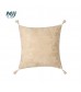 MOCOFO Jacquard Satin Throw Pillow Cover - Elegant Floral Decorative Cushion with Tassels