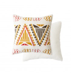 MOCOFO Patterned Chenille Throw Pillow Cover, Decorative Accent Cushion Sham