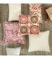 MOCOFO Ikat Pattern Lumbar Pillow Cover, Bohemian Decorative Cushion Case for Sofa, Bed, Living Room Accent