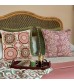 MOCOFO Ikat Pattern Lumbar Pillow Cover, Bohemian Decorative Cushion Case for Sofa, Bed, Living Room Accent