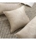 Patchwork Throw Pillow Cover - Modern Woven Block Design Cushion Case for Sofa, Bed, Living Room - MOCOFO