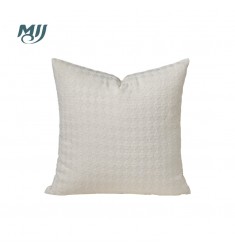 MOCOFO Quilted Texture Lumbar Pillow Cover, Elegant Soft Long Cushion Case for Sofa, Bed, Accent Pillow