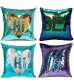 MOCOFO Glitter sequin flip Pillow 16X16'' Decorative Mermaid  Pillow Cover that change color (discount on sets)
