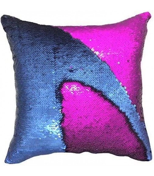 MOCOFO Sequins Mermaid Pillow – Matte Purple Blue Reversible Glitter Pillow Cover