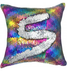 MOCOFO Reversible Color Change Sequin Throw Pillow Cases – Two-Tone Halloween Decorative Cushion Cover