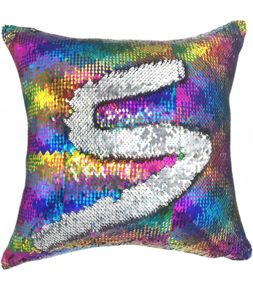 MOCOFO Reversible Color Change Sequin Throw Pillow Cases – Two-Tone Halloween Decorative Cushion Cover