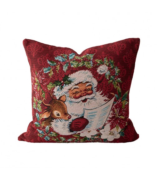 MOCOFO Double Sided Jacquard Christmas Throw Pillow Cover 18x18 Woven Accent MOCOFO Double Sided Jacquard Christmas Throw Pillow Cover 18x18 Woven Accent