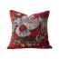 MOCOFO Vintage Jacquard Christmas Throw Pillow Cover 18x18 Double Sided Case MOCOFO Vintage Jacquard Christmas Throw Pillow Cover 18x18 Double Sided Case