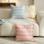 Boho Throw Pillow Cover with Tassels Accent Couch Cushion (45x45 cm)