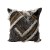 Yarn-Dyed Jacquard Throw Pillow Cover with Meander and Fluffy Texture Patterns