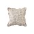 Floral Print Polyester-Linen Blend Throw Pillow – Grey