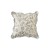Floral Spike Printed Polyester-Linen Throw Pillow – Blue