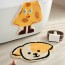 Cute Tufted Microfiber Rug | Absorbent Non-Slip Irregular Shaped Bath Mat