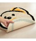 Cute Tufted Microfiber Rug | Absorbent Non-Slip Irregular Shaped Bath Mat