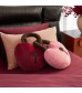Red Heart Wedding Throw Pillows Set of 2 Newlywed Gift Aesthetic Bridal Room Decor