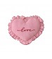 Heart Embroidered Wedding Pillows with Ruffle Edge | Romantic Newlywed Gift Cushion Heart Embroidered Wedding Pillows with Ruffle Edge | Romantic Newlywed Gift Cushion