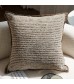 Luxury Aesthetic Brown Sofa Cushion Cover | Wabi-Sabi Light Luxury Pillow Case for Couch Bed Backrest (Polyester, Solid Color)