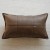 Leather woven brown waist pillow