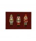 Nutcracker Christmas Placemats - Vintage Holiday Table Mats for Festive Dining Room Decor (Set)