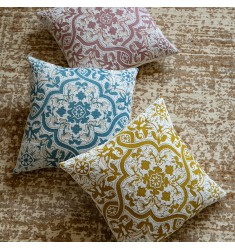 Vintage American Style Jacquard Throw Pillows | Retro Decorative Sofa Cushions