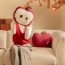 Cute Red Shaped Plush Pillows | Lunar New Year Festive Sofa Decor