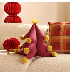 Cute Red Shaped Plush Ornaments | Lunar New Year Sofa Decor