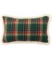 MOCOFO Plaid Christmas Pillow Cover 18x18 | Velvet Edge Cushion