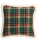 MOCOFO Plaid Christmas Pillow Cover 18x18 | Velvet Edge Cushion
