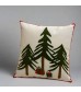 MOCOFO Christmas Embroidered Pillow Cover | Red Deer Antlers