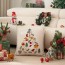 MOCOFO Chenille Christmas Tree Pillow Cover 18x18
