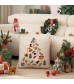 MOCOFO Chenille Christmas Tree Pillow Cover 18x18