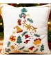 MOCOFO Chenille Christmas Tree Pillow Cover 18x18