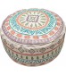 MOCOFO Round Bohemian Ottoman Pouf Cover 18 Inch