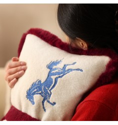 Chinese New Year Red Plush Pillows | Festive Lunar New Year Decor