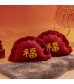 Festive Red Shaped Plush Pillows | Lunar New Year Sofa Decor