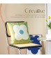 Vintage Style Home Decor Soft Velvet Flower Print Decorative Throw Pillow Cover 