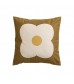 Vintage Style Home Decor Soft Velvet Flower Print Decorative Throw Pillow Cover 