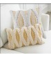 Wholesale Bohemian Living Room Decorative Printed Tufted Fur Felling Home Decor Sofa Couch Luxury Boho Cushion Pillow Cover 