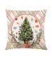 4pcs Christmas Nutcracker Pillow Cover - Modern Minimalist Sofa Cushion 45x45cm