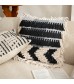 Handwoven Cotton Throw Pillow Cover 45x45cm - Nordic Geometric Decorative Cushion for Sofa Bedroom