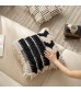 Handwoven Cotton Throw Pillow Cover 45x45cm - Nordic Geometric Decorative Cushion for Sofa Bedroom