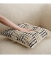 Handwoven Cotton Tassel Throw Pillow for Scandinavian Boho Home Decor