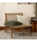 Handwoven Wool Blend Throw Pillow Cover for American Vintage Home Decor Handwoven Wool Blend Throw Pillow Cover for American Vintage Home Decor