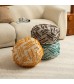 Bohemian Stripe Floor Cushion Cover - Round Pouf Ottoman Cover for Living Room, Bedroom, Reading Nook, Boho Home Decor