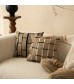 Handwoven Rope Textured Throw Pillow Cover for Wabi-Sabi Home Decor