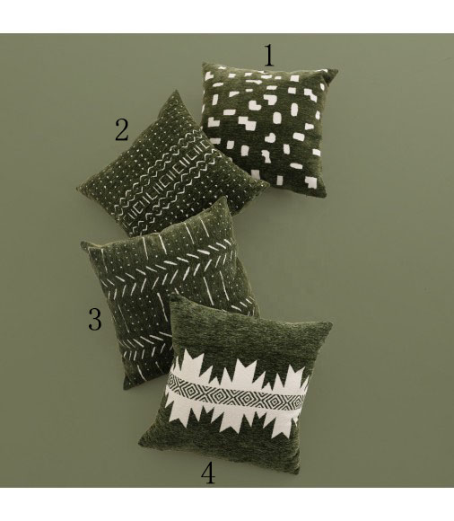 Amazon Top Seller Unique Designer Spring Soft Chenille Jacquard Pillow Cover For Home Decorative 