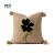 flower knot PP grass embroidery - black