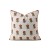 Picking up polyester and linen embroidered pillow cover at sunrise and sunset