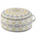 Wholesale Vintage Modern Nordic Removable Foldable Floor Round Washable Storage Moroccan Pouf For Living Room Bedroom 